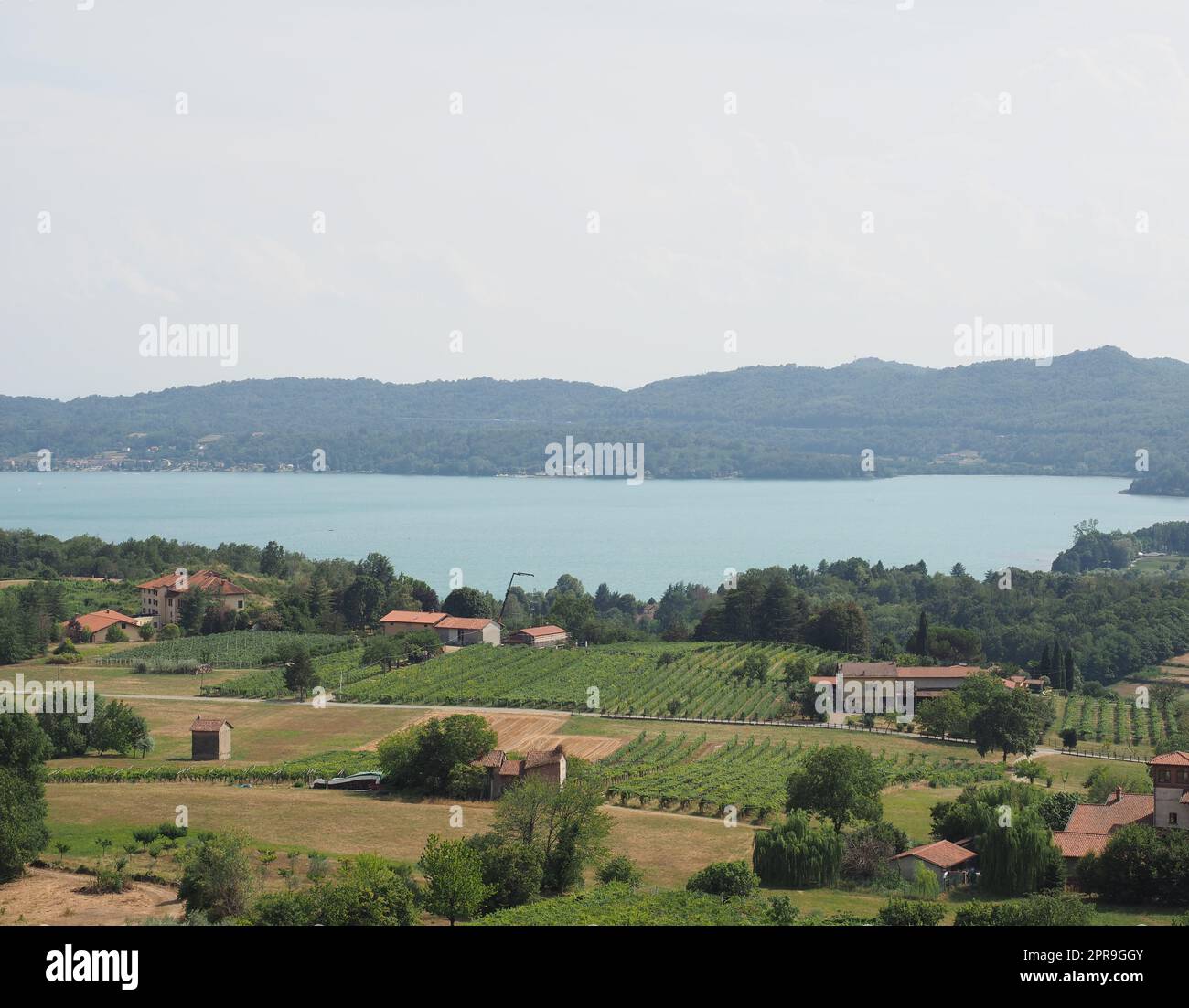 Lago di Viverone in Italia Foto Stock