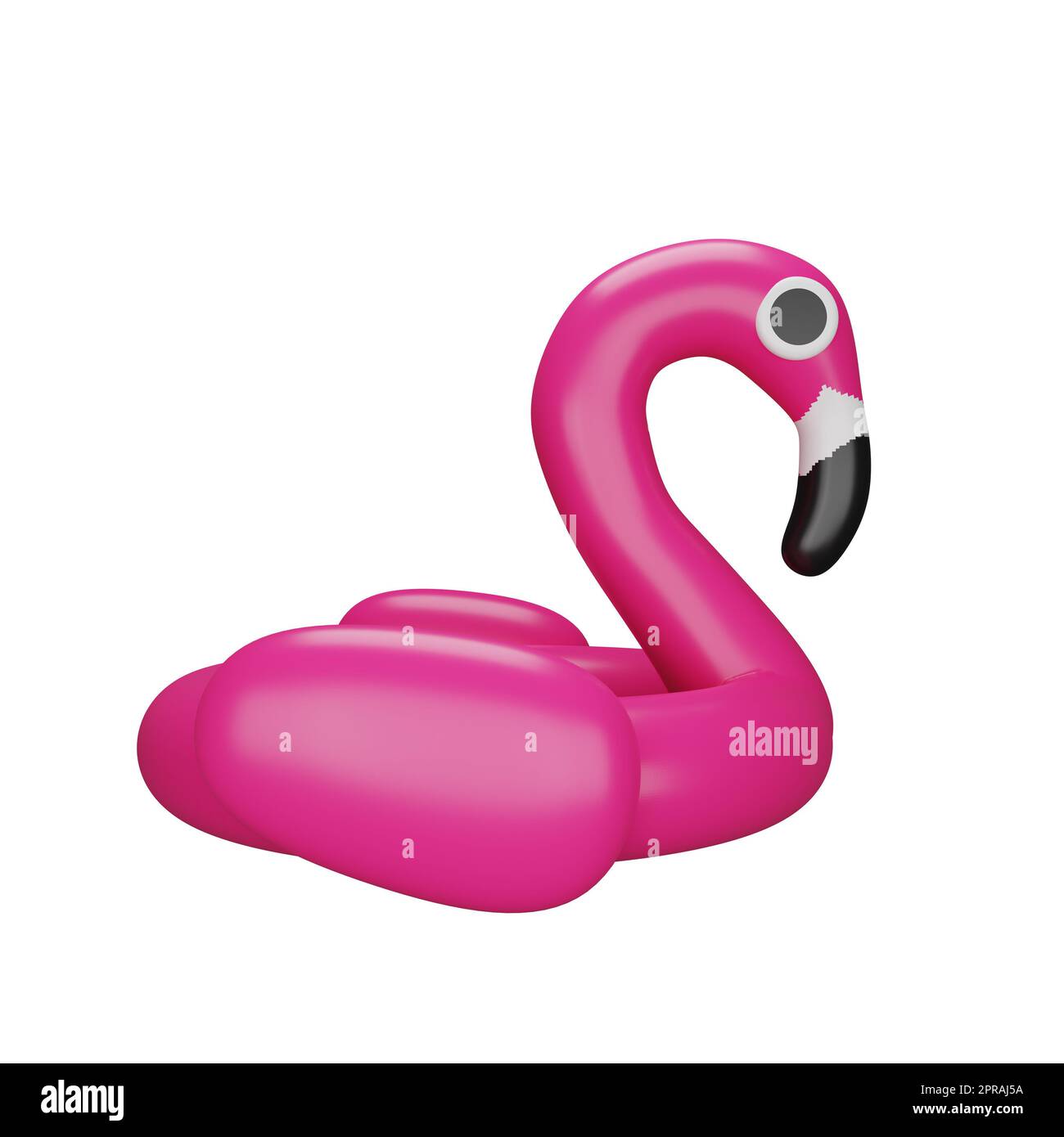 illustrazione del design del galleggiante flamingo Foto Stock