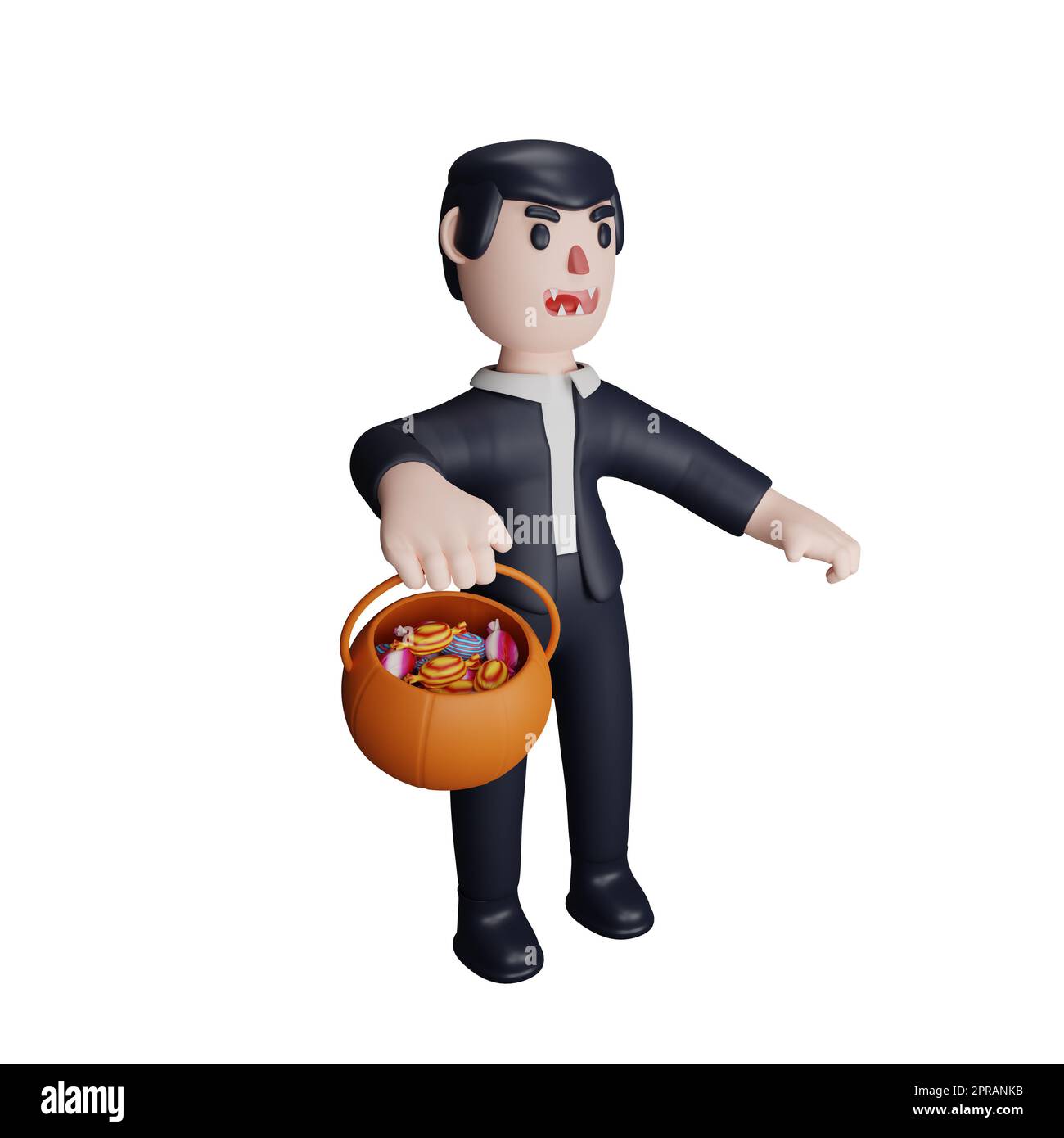 dracula trick o delizia con il concetto di halloween Foto Stock