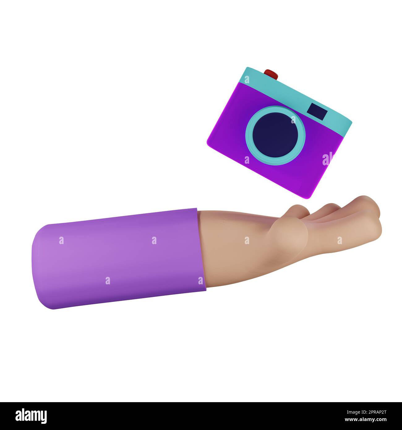 illustrazione del design della fotocamera Foto Stock