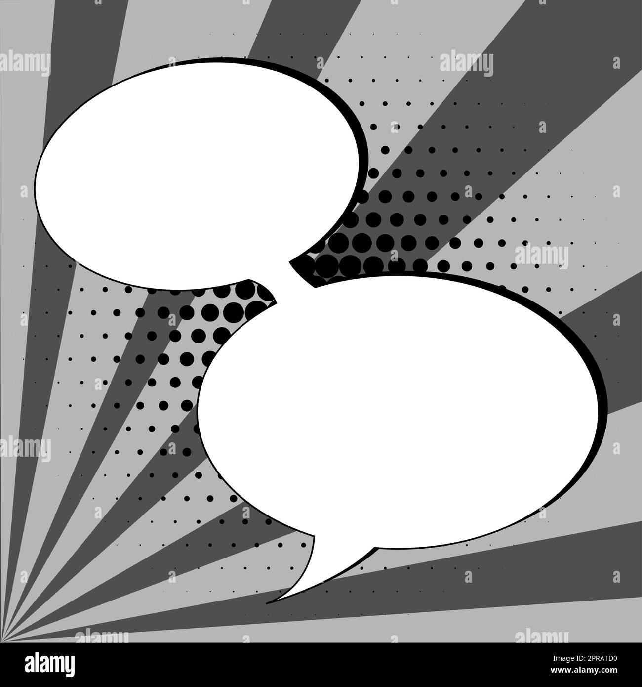 Cornici di design per fumetti. Bellissimo set di cornici fotografiche con Boom Bubbles per collage di design, raccolta di foto fumetto divertente per bambini, disegno di design Foto Stock