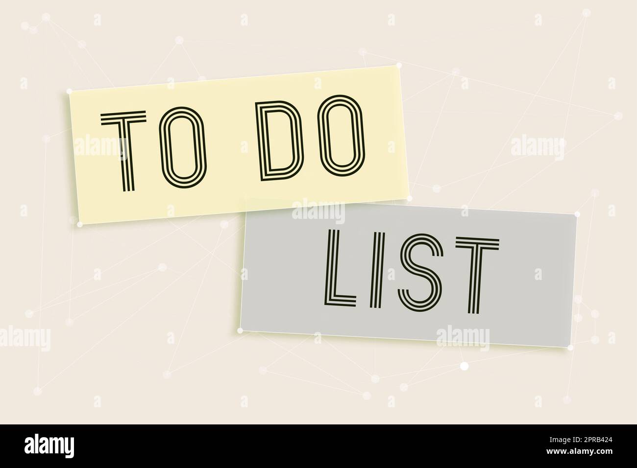 Ispirazione che mostra Sign To Do List. Parola scritta su Una struttura solitamente realizzata su carta contenente l'attività delle caselle di chat vuote e angoli geometrici che rappresentano i banner creativi. Foto Stock