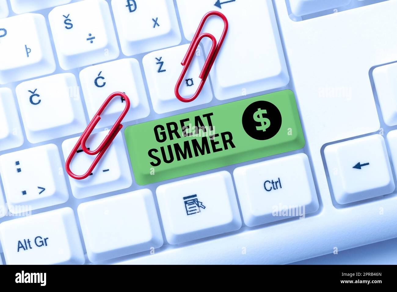 Scrittura visualizzazione del testo Grande Estate. Business showcase divertirsi buon Sunshine andare in spiaggia godere all'aperto -49157 Foto Stock