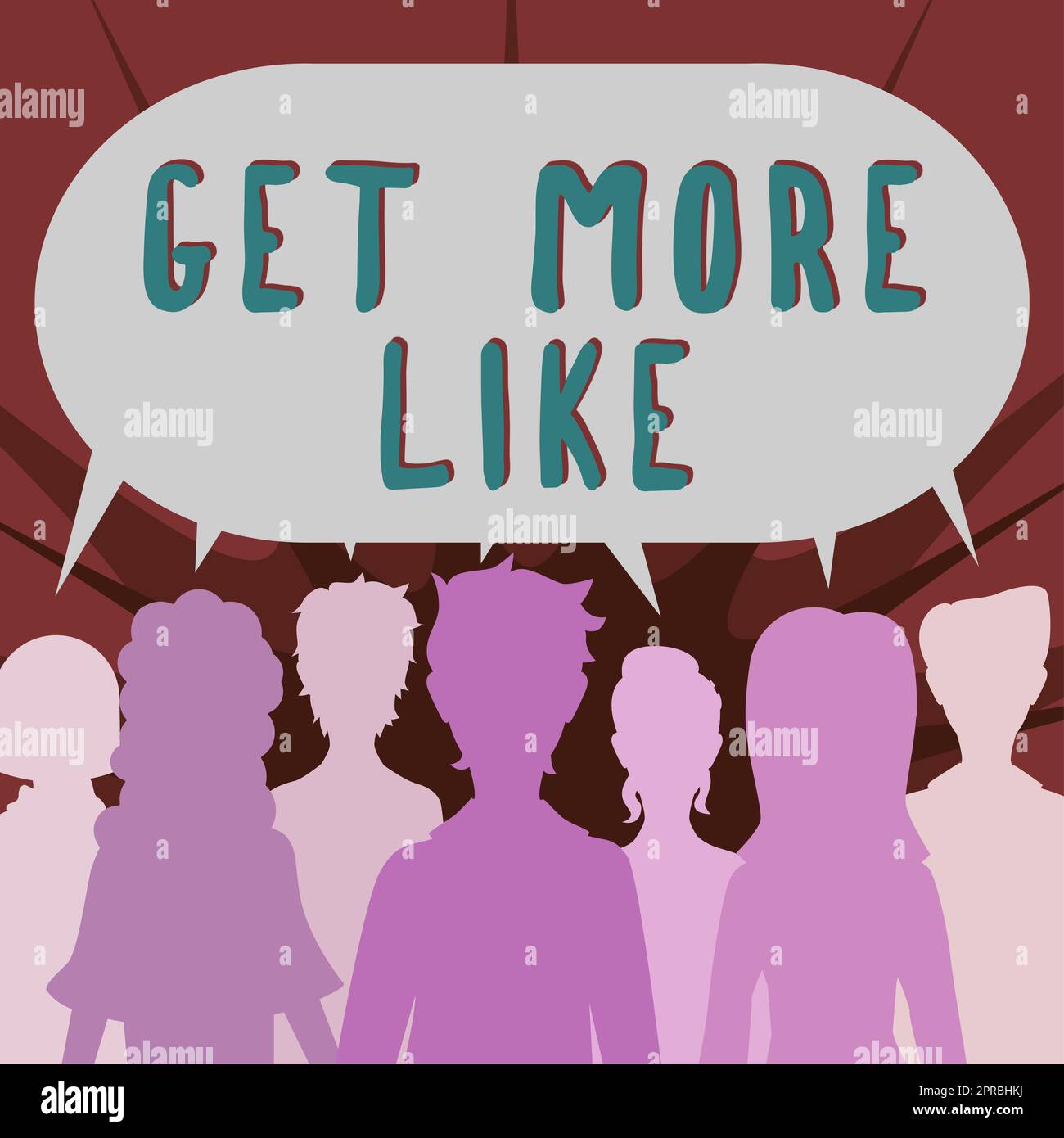 La scritta a mano diventa più simile. Foto concettuale Thumbs Up hashtag Page Plugin approvazioni Followers gruppo di persone condivisione di informazioni importanti in bolla vocale. Foto Stock