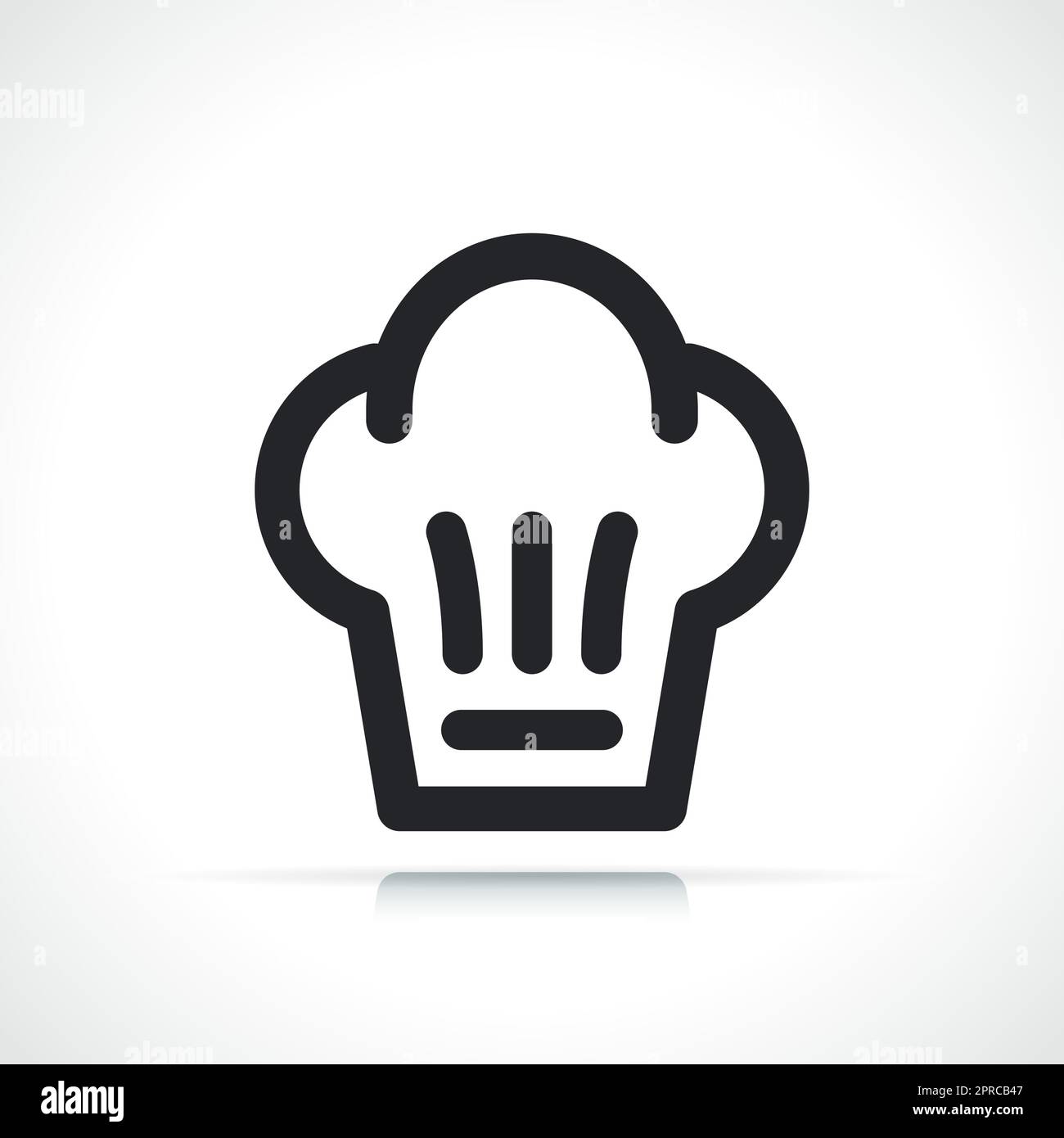 simbolo icona cappello chef vettore Illustrazione Vettoriale