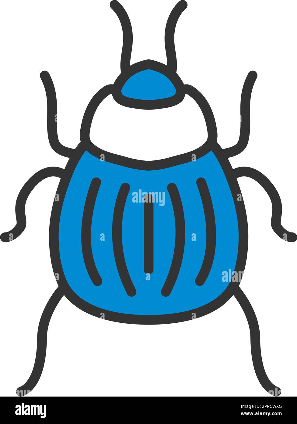 Icona Colorado Beetle Illustrazione Vettoriale
