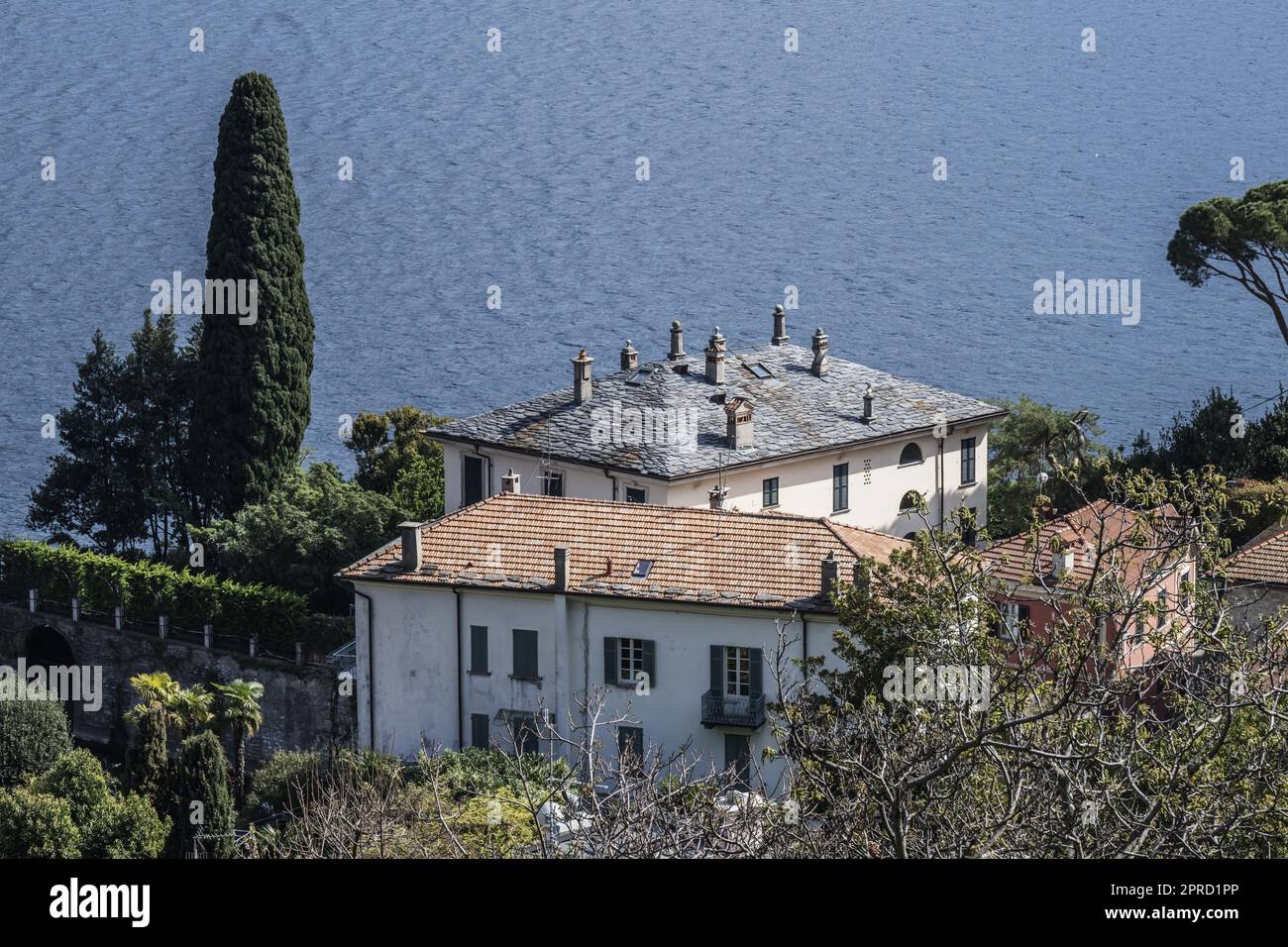 Casa dell'attore George Clooney, Villa l'Oleandra, a Laglio, Lago di Como, Italia, Aprile 5, 2023. Foto: Anna-Karin Nilsson / Expressen / TT / codice 7141 Foto Stock