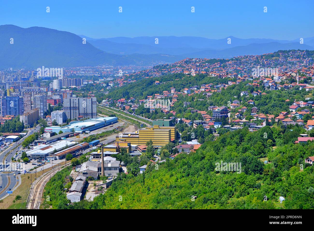 Viaggia a Sarajevo in estate Foto Stock