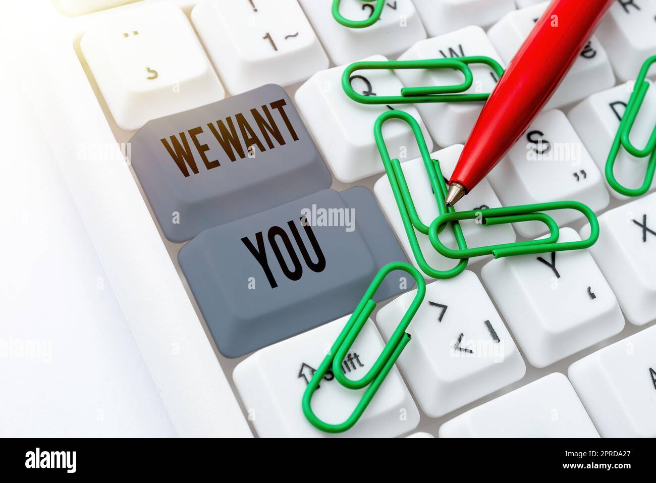 Didascalia concettuale vogliamo che tu. Parola scritta su Società vuole assumere Vacancy alla ricerca di talenti lavoro -48695 Foto Stock