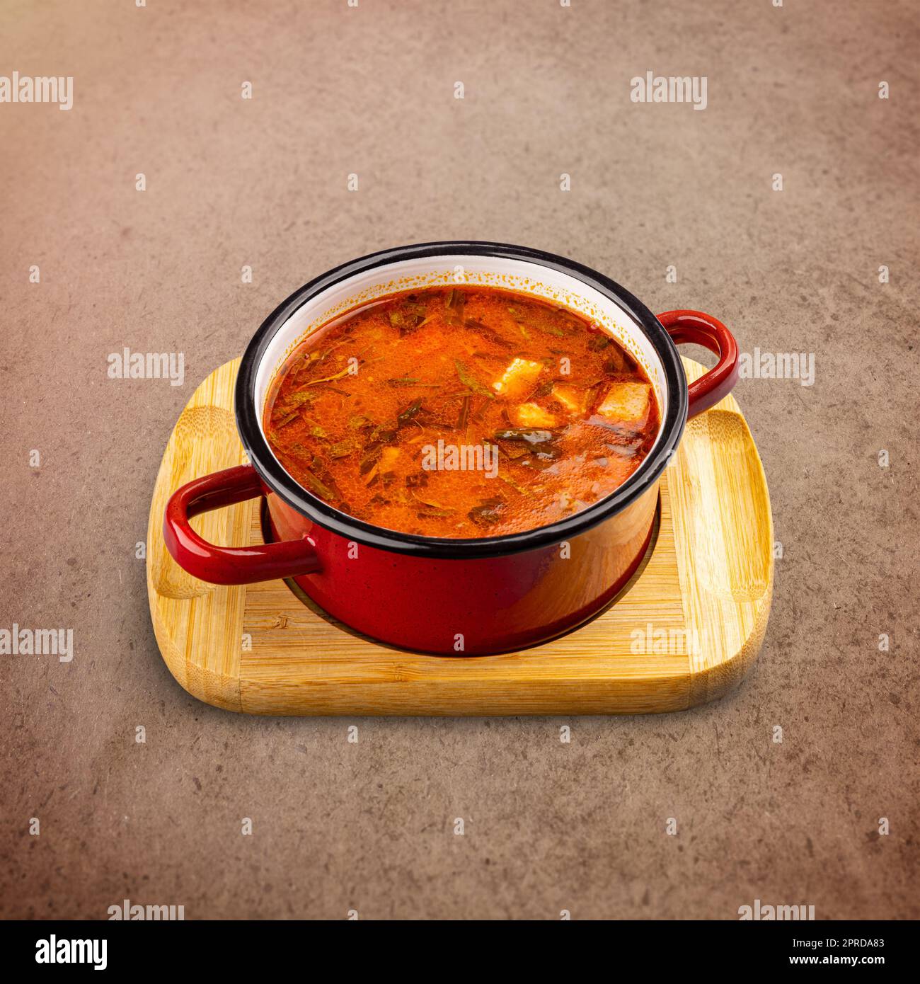 Vaso di gulasch ungherese Foto Stock