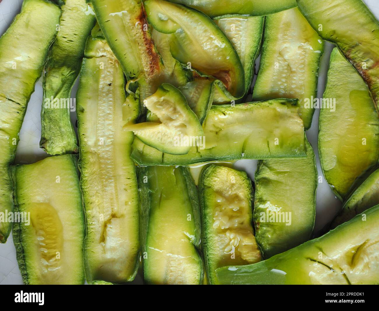 zucchine aka zucchine verdure sfondo cibo Foto Stock