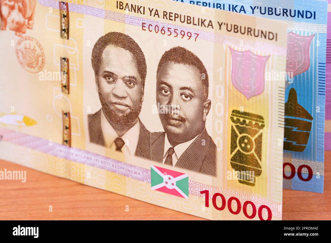 Il denaro burundese è un background commerciale Foto Stock
