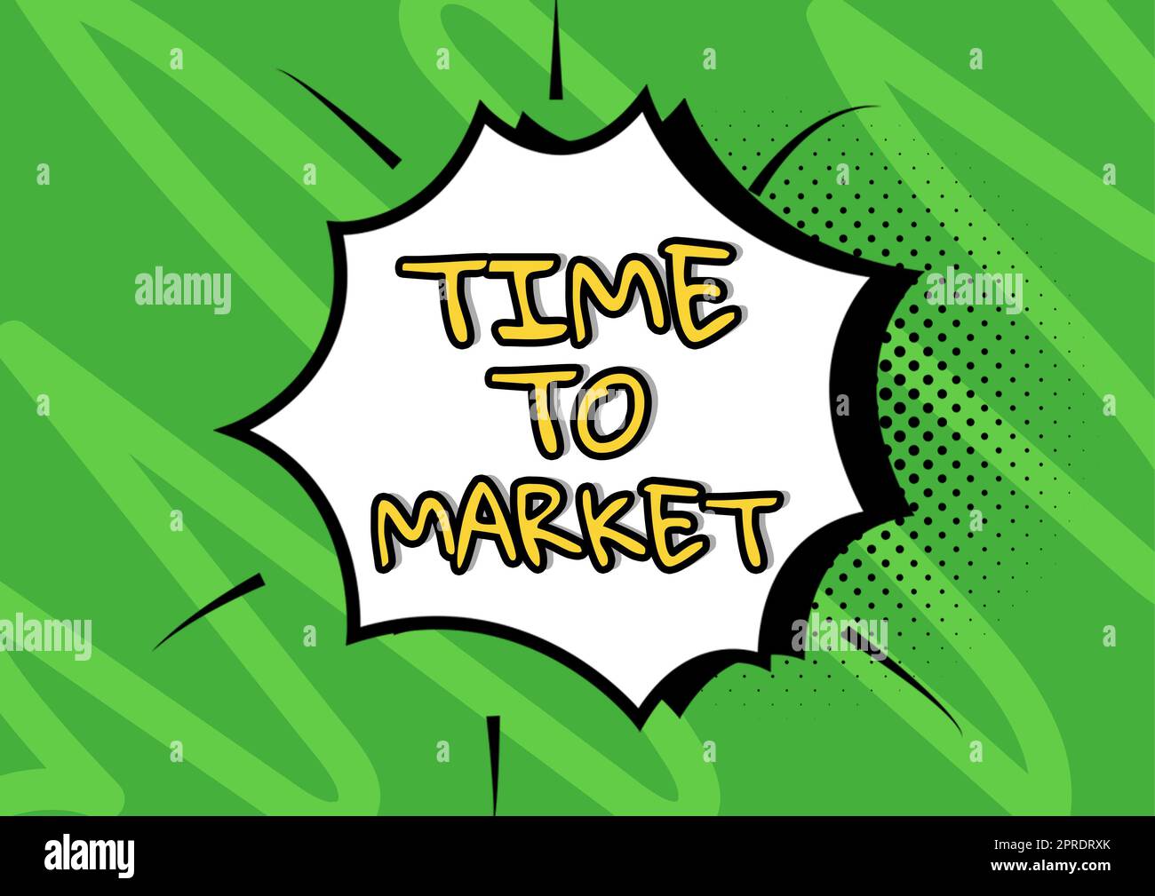 Visualizzazione concettuale Time to Market, Business Showcase giusto momento per fare i movimenti finanziari borsa Donna Holding Tablet con grafico e Pr Foto Stock