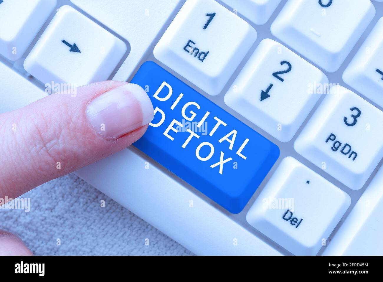 Didascalia concettuale Digital Detox. Foto concettuale senza dispositivi elettronici scollegare per ricollegare scollegato -48989 Foto Stock