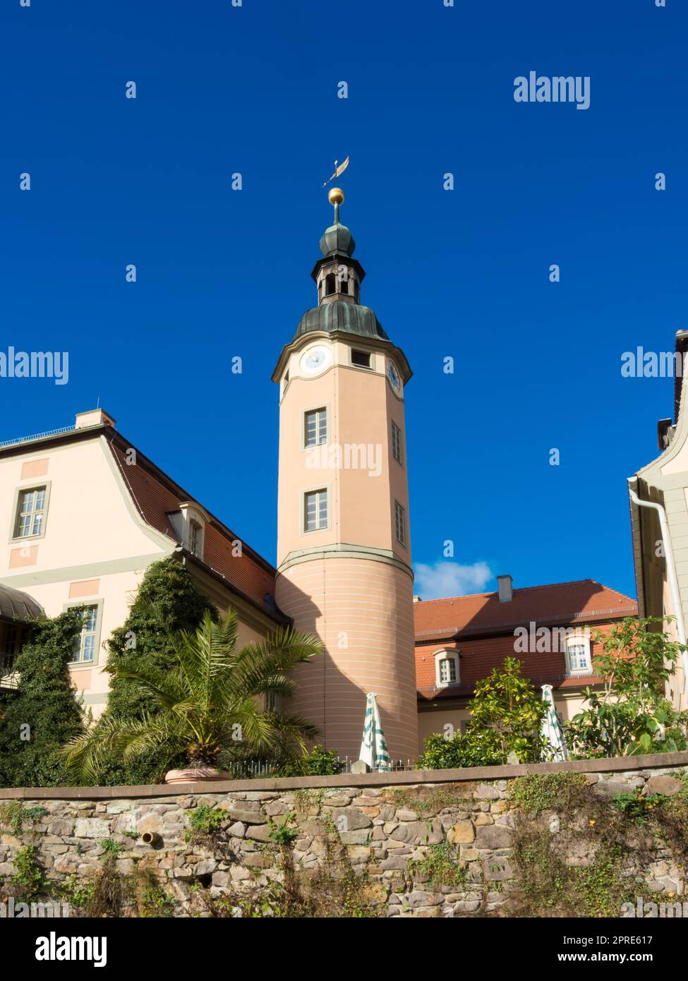 Schloss Machern nel comune di Machern, distretto di Leipziger Land, Sassonia, Germania Foto Stock
