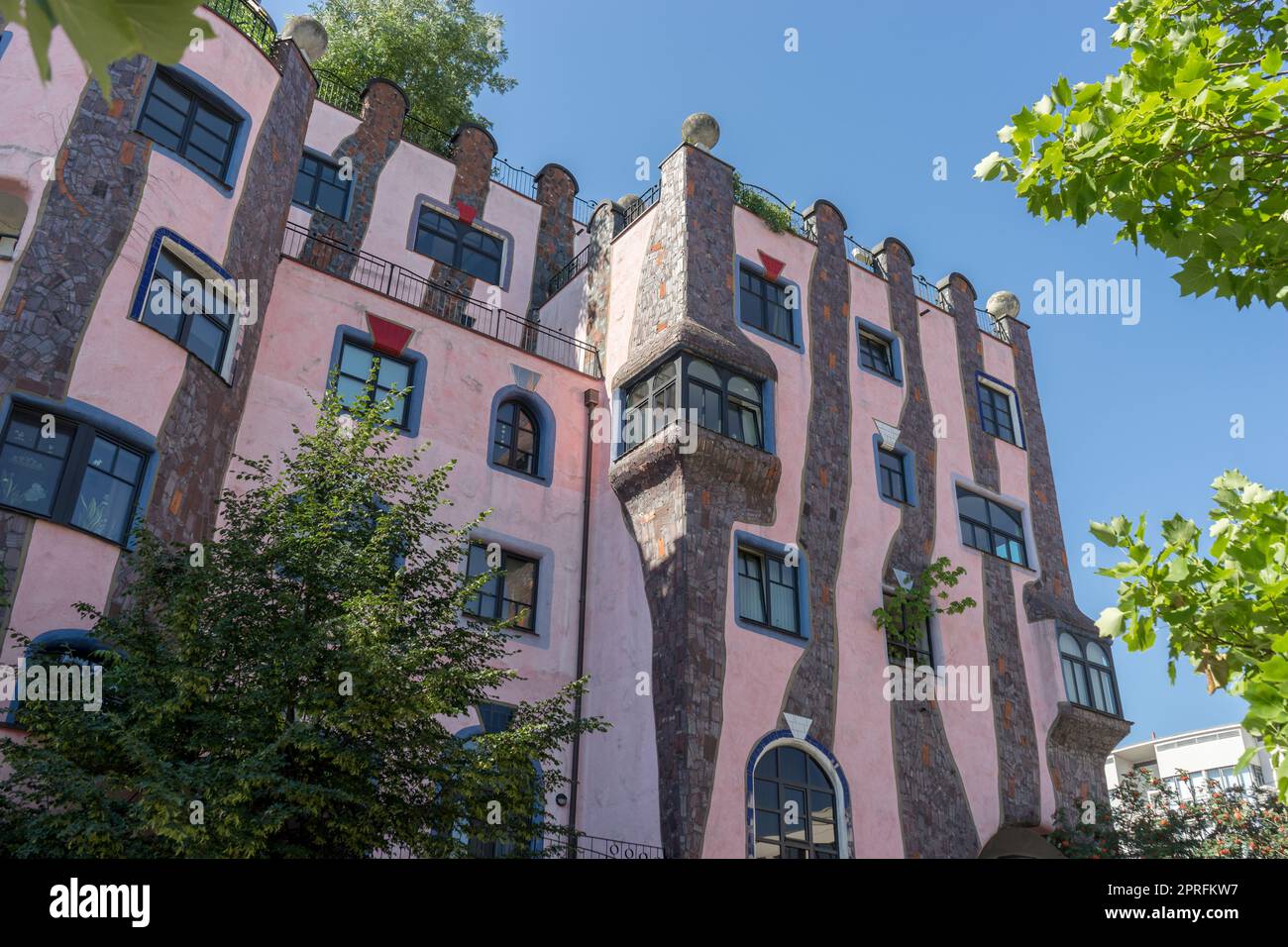 Hundertwasser House "Green Citadel" Foto Stock