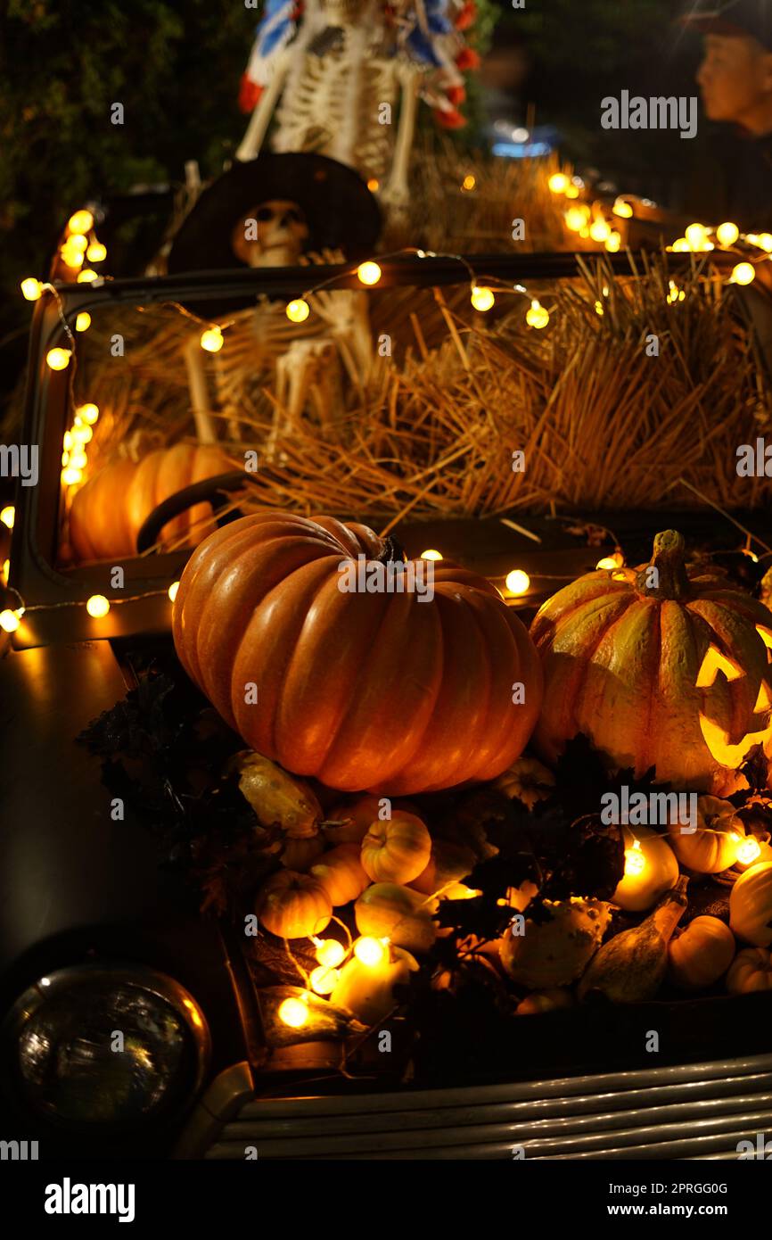 Immagine della lanterna del jack di Halloween Foto Stock