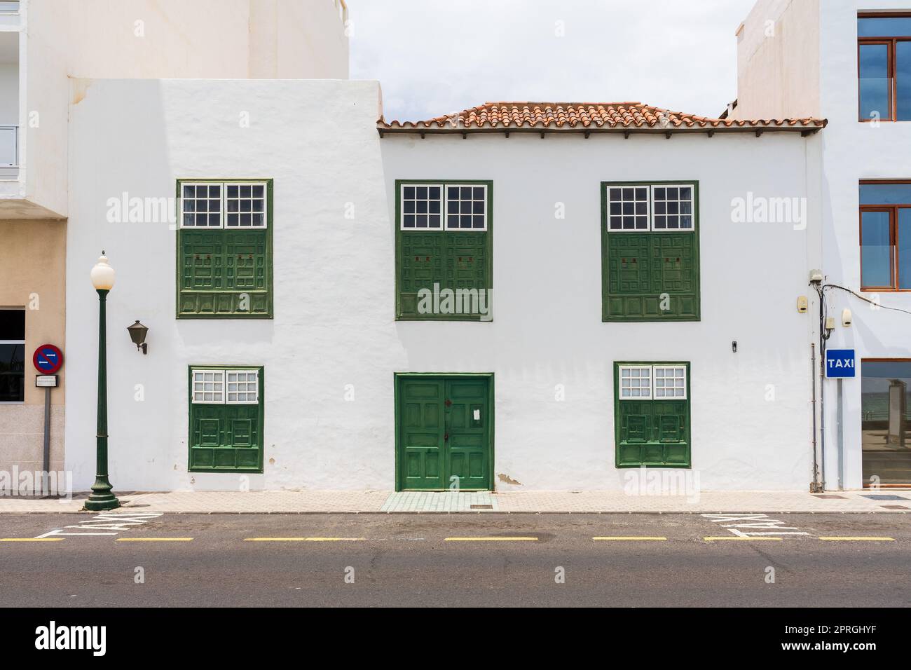 Antiche strade della parte centrale della città. Arrecife. Lanzarote. Isole Canarie. Spagna. Foto Stock