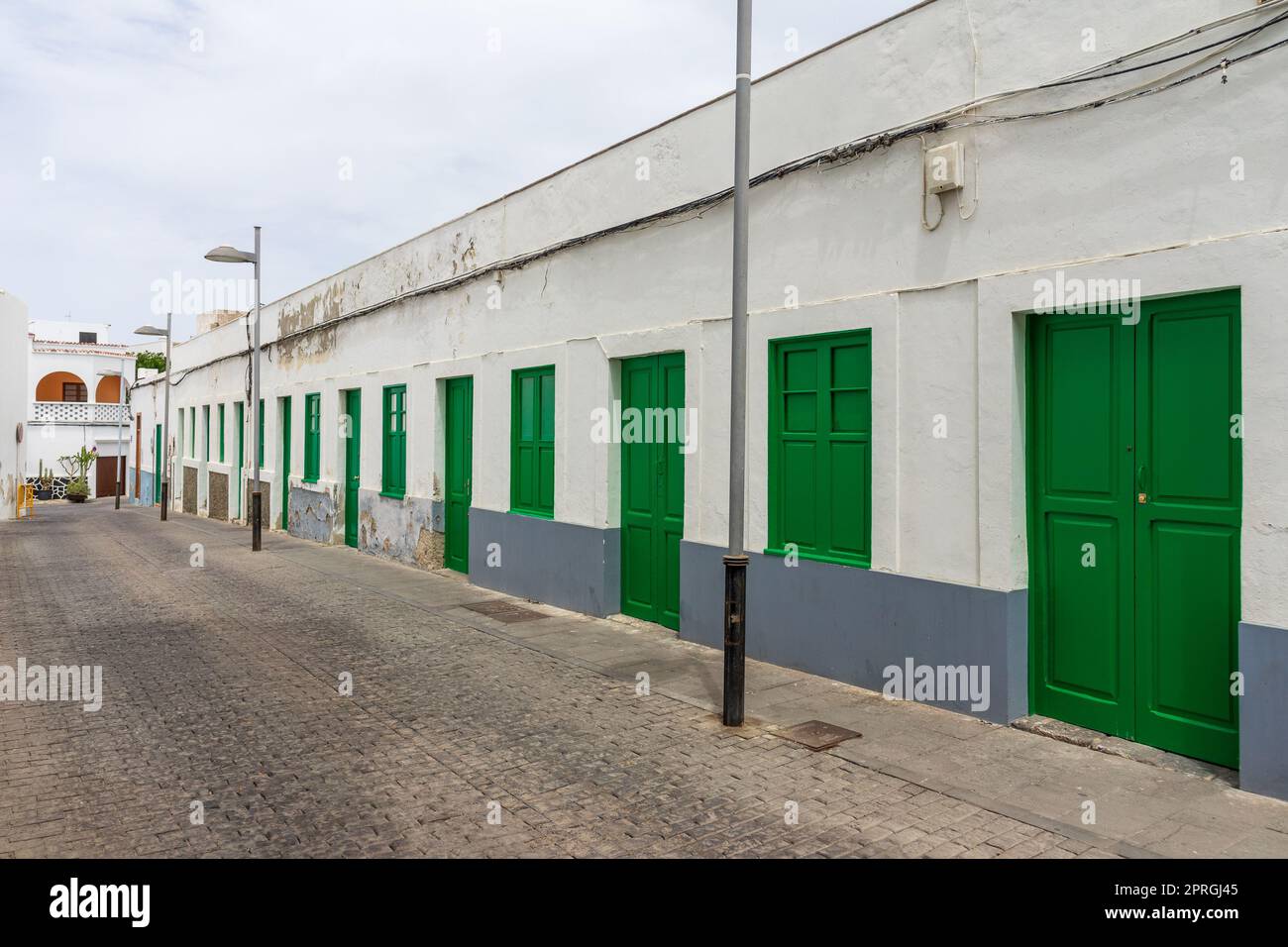 Antiche strade della parte centrale della città. Arrecife. Lanzarote. Isole Canarie. Spagna. Foto Stock