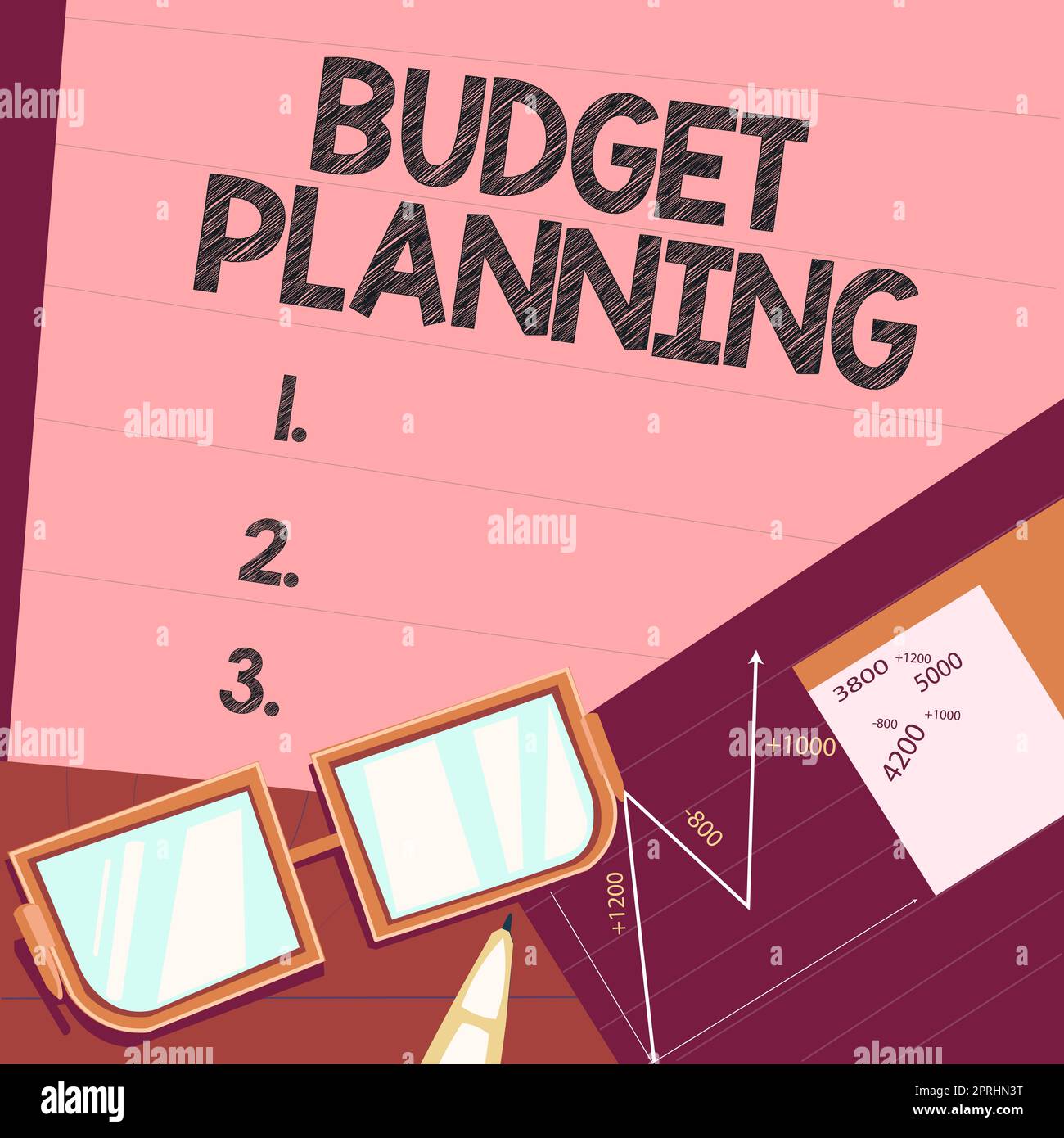 Segno di testo che mostra la pianificazione del budget la descrizione scritta delle spese correnti e future. Approccio aziendale la descrizione scritta delle spese correnti e future Foto Stock