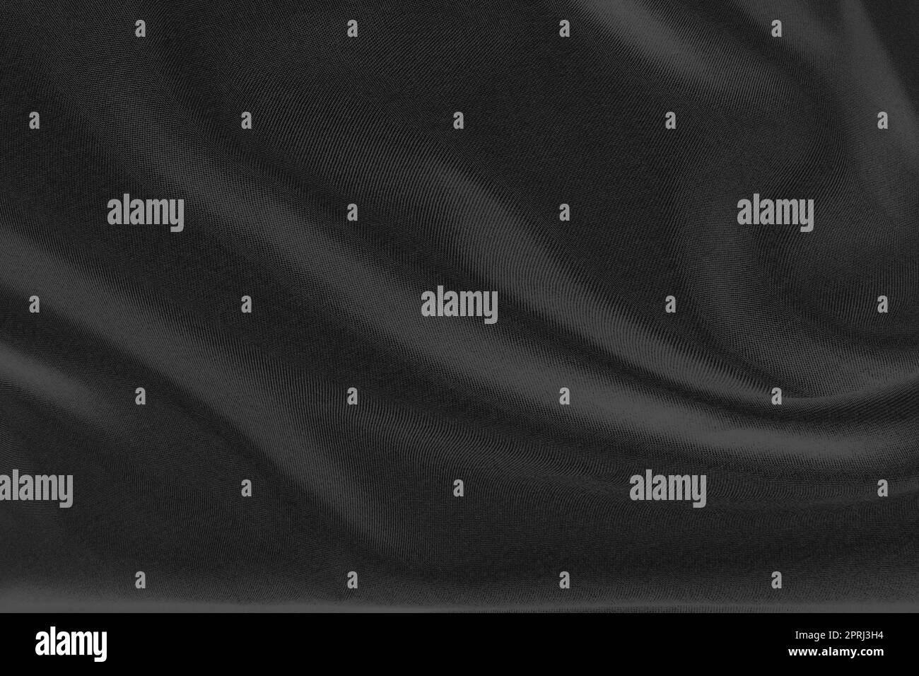 Elegante tessuto liscio di seta nera o tessuto di lusso satinato può essere utilizzato come sfondo di nozze. Per drappeggi lussuoso design astratto Foto Stock