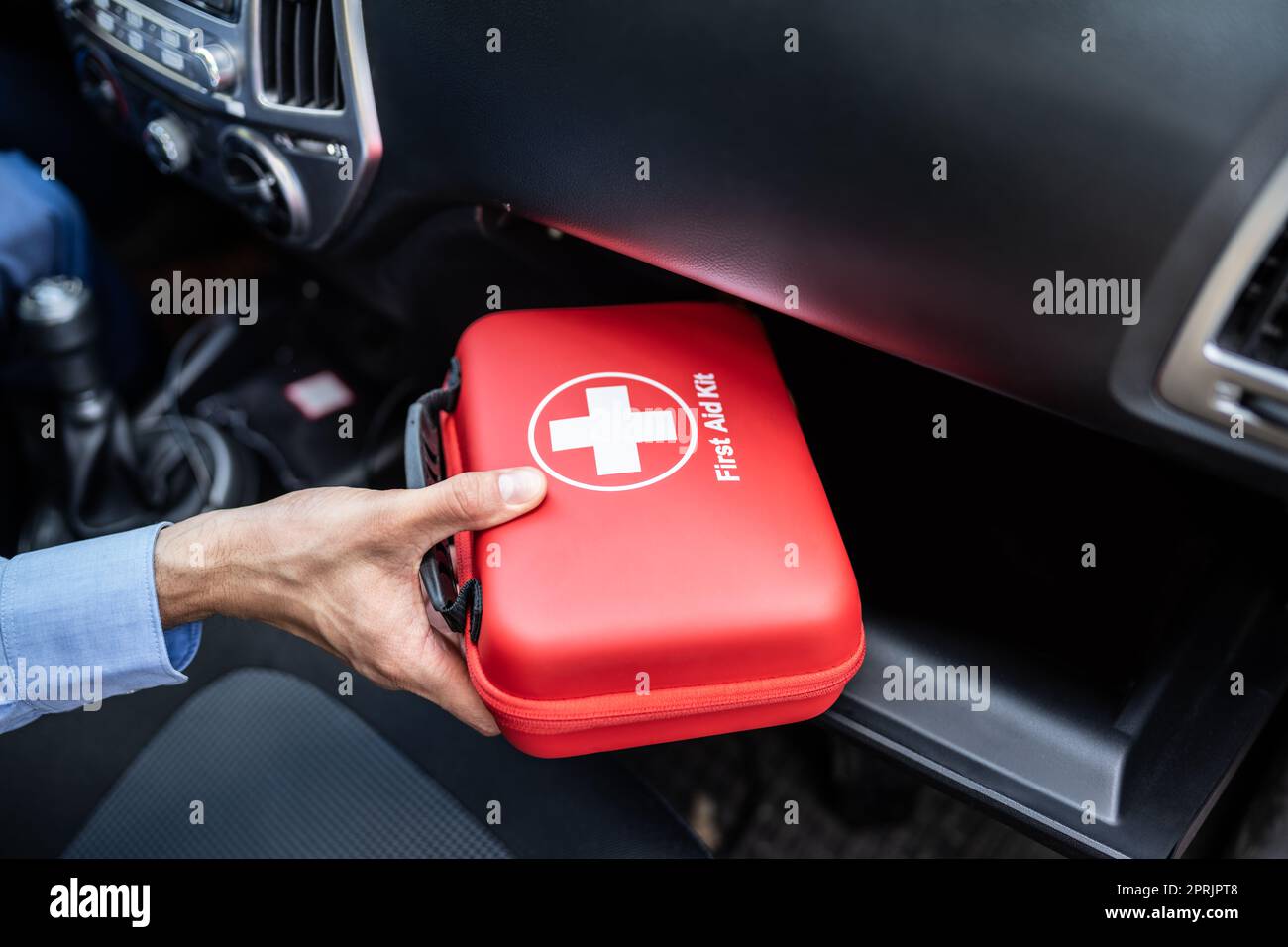 Kit di primo soccorso Foto Stock