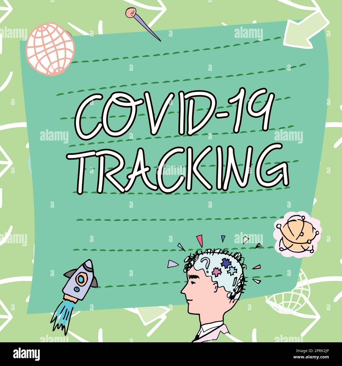 Didascalia concettuale Covid 19 Tracking, Business Approach processo distintivo dei possibili individui infetti Foto Stock