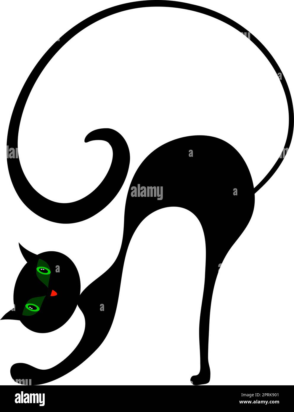 Gatto felice di Halloween Illustrazione Vettoriale
