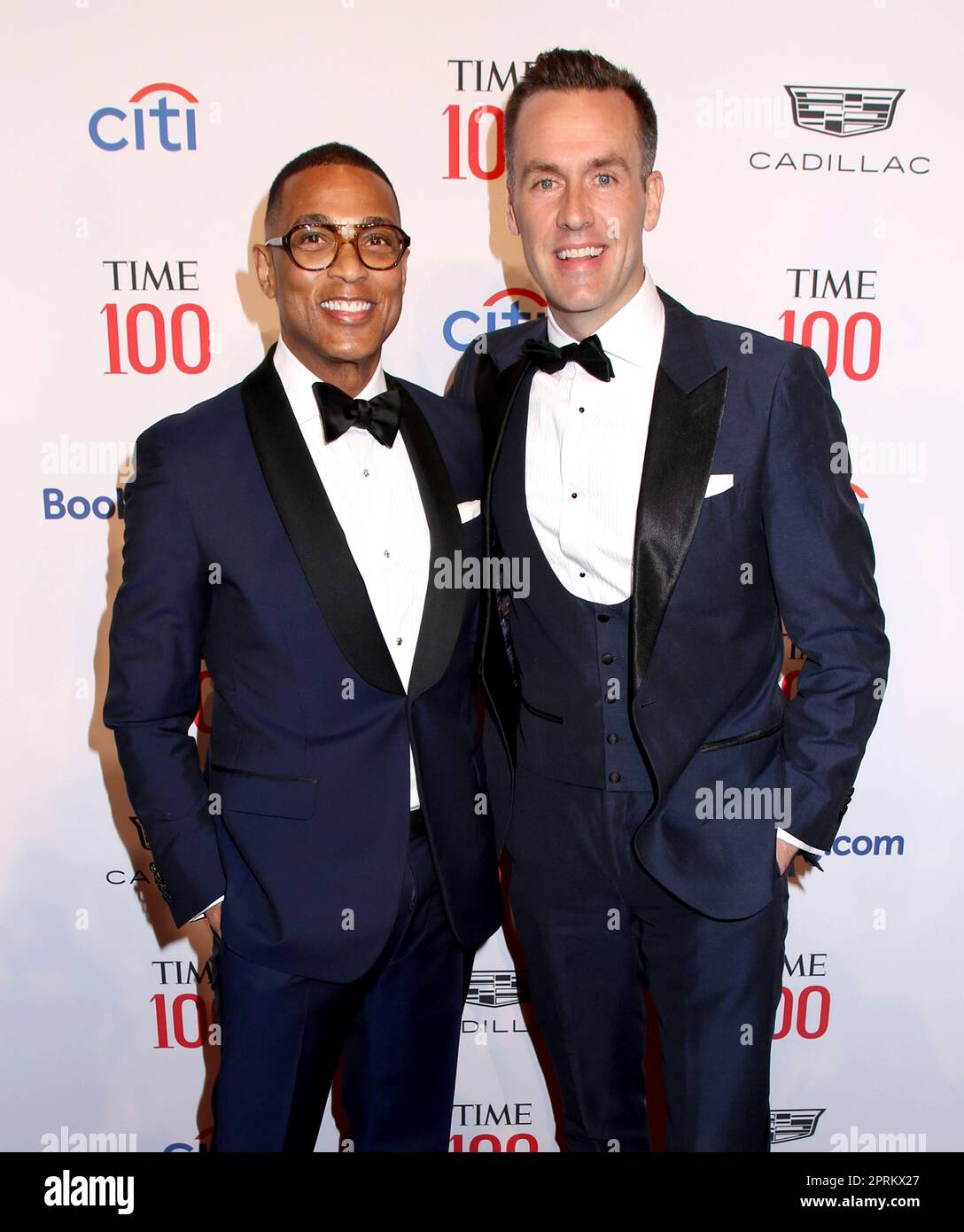 New York City, Stati Uniti. 26th Apr, 2023. Tim Malone e Don Lemon partecipano al Gala 2023 TIME100 che si tiene al Jazz al Lincoln Center il 26 aprile 2023 a New York City, NY © Steven Bergman/AFF-USA.COM Credit: AFF/Alamy Live News Foto Stock