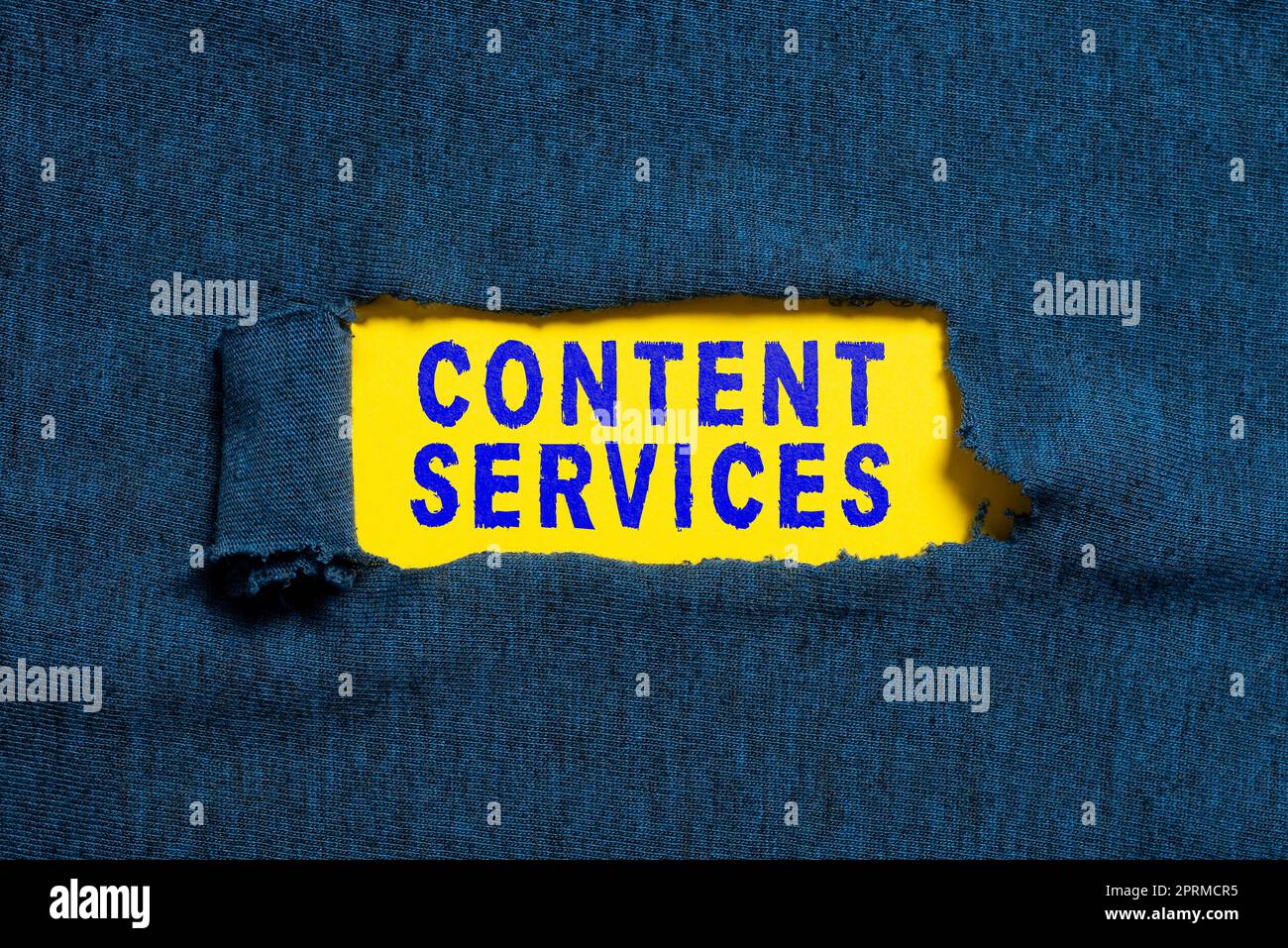 Handwriting text Content Services, Business Concept Un piano progettato per tenere conto di un possibile evento futuro Abstract Typing New Antivirus Program, Foto Stock