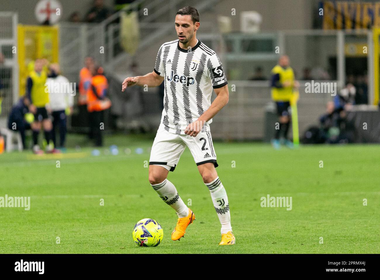 Milano, Italia - aprile 26 2023 - Inter vs Juventus Coppa Italia - de sciglio mattia juventus fc Credit: Kines Milano/Alamy Live News Foto Stock