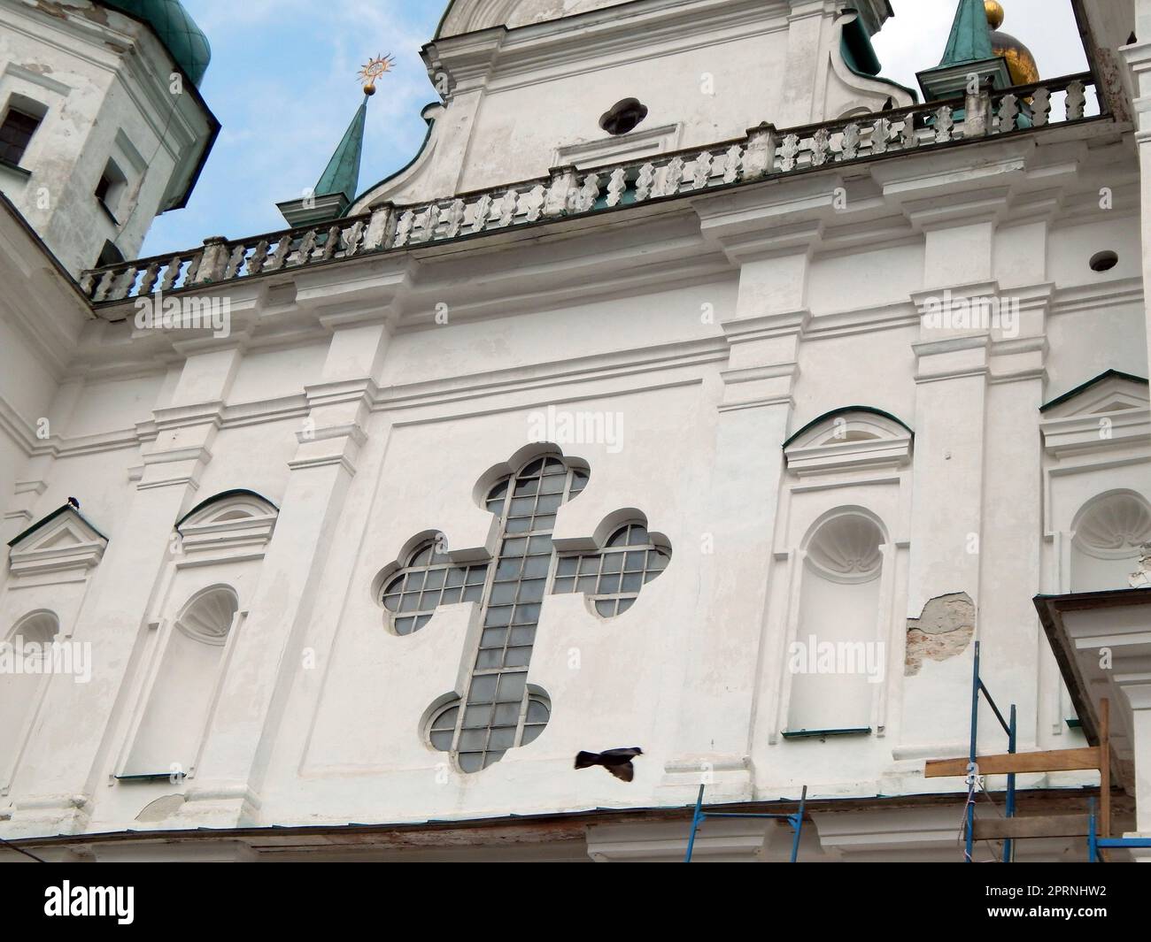 Architettura medievale del barocco ucraino a Chernigov Foto Stock