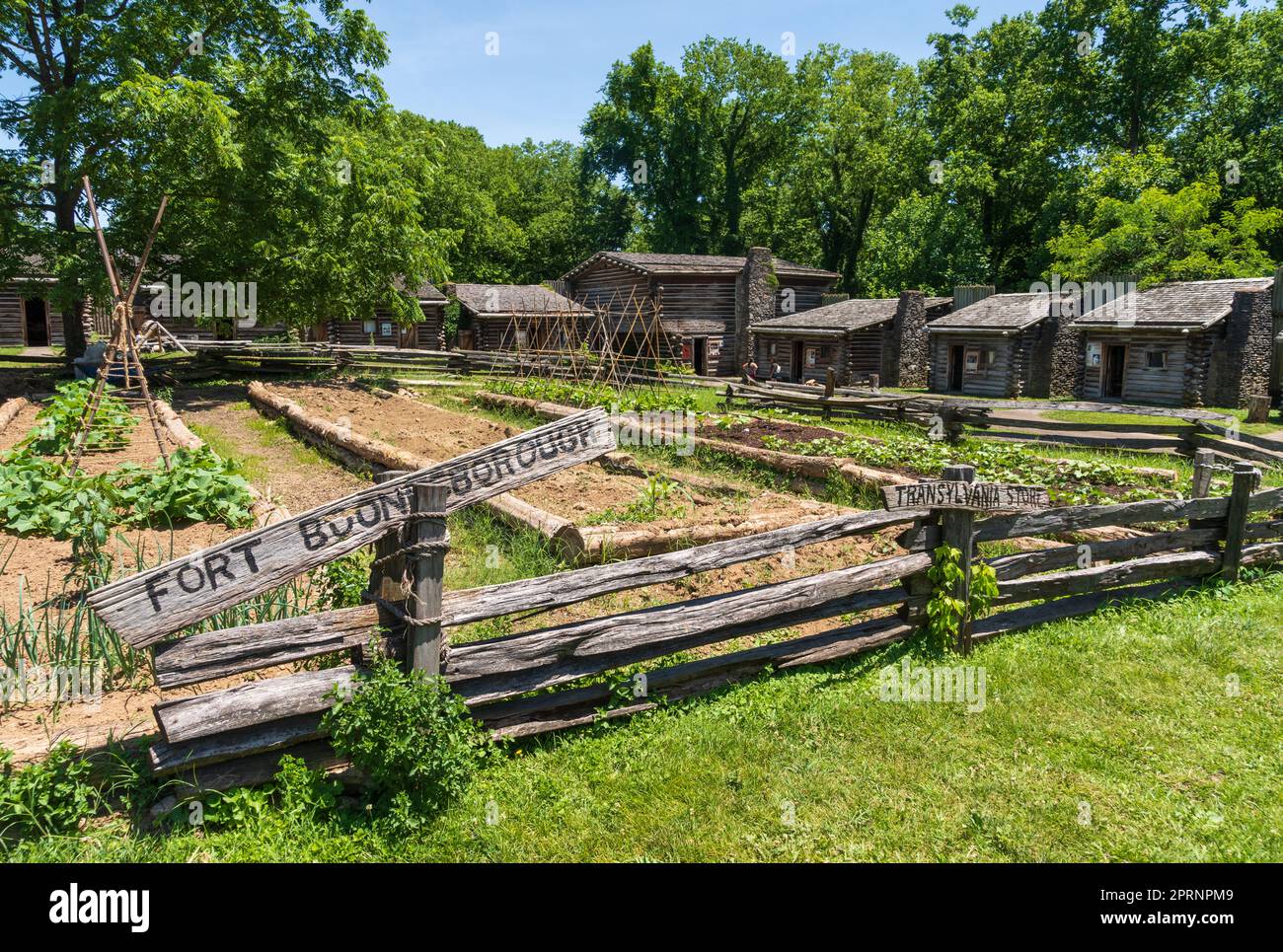 Fort Boonesborough state Park nel Kentucky Foto Stock