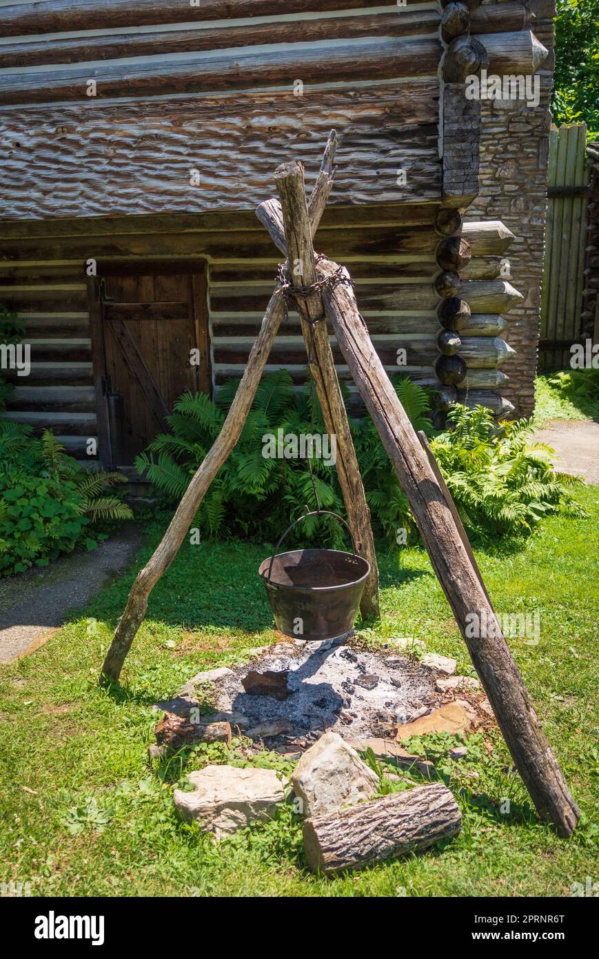 Fort Boonesborough state Park nel Kentucky Foto Stock