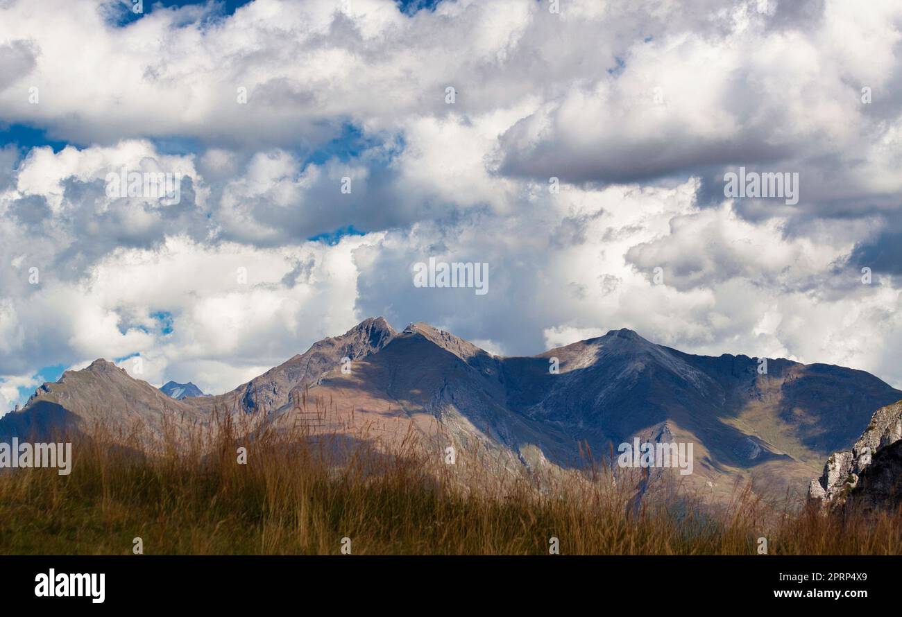 Alpi altoatesine in autunno Foto Stock