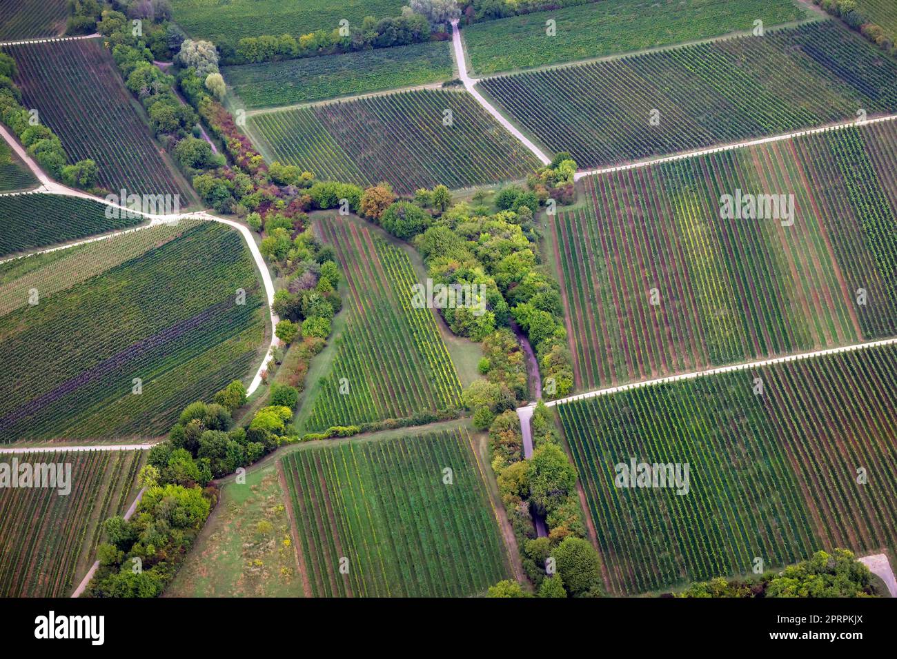 paesaggio culturale da una vista dall'alto Foto Stock