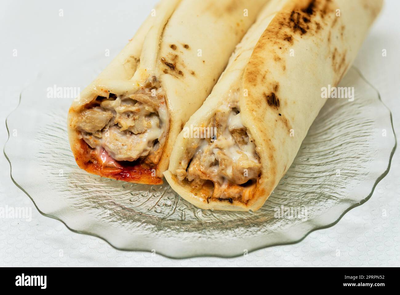 Shawarma di pollo Foto Stock