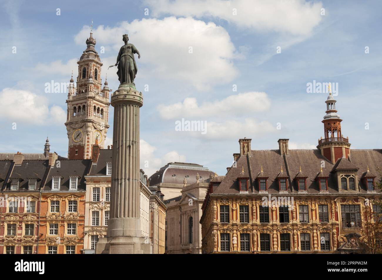Grand Place nella città di Lille Foto Stock
