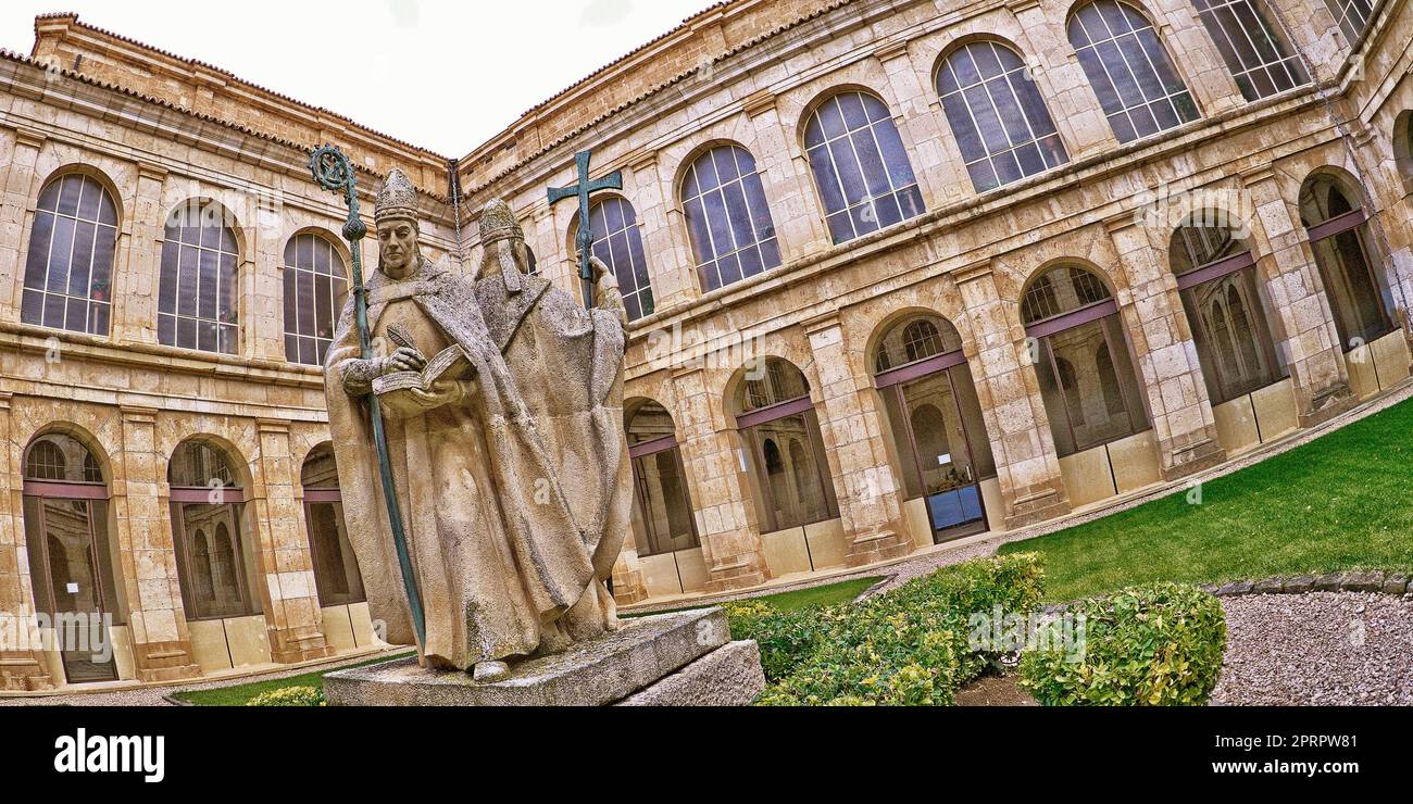 Monastero di Santa María de Huerta, Santa María de Huerta, Soria, Castilla y León, Spagna, Europa Foto Stock
