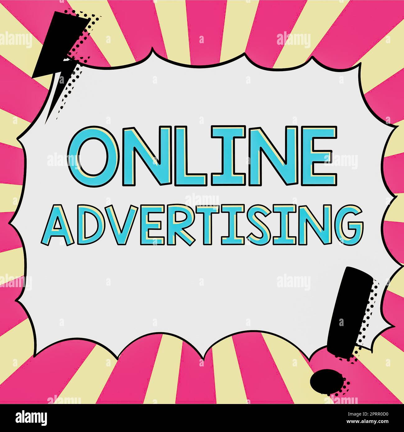 Visualizzazione concettuale pubblicità online Web Marketing Internet per promuovere prodotti e servizi. Internet Concept Internet Web Marketing per promuovere prodotti e servizi Foto Stock