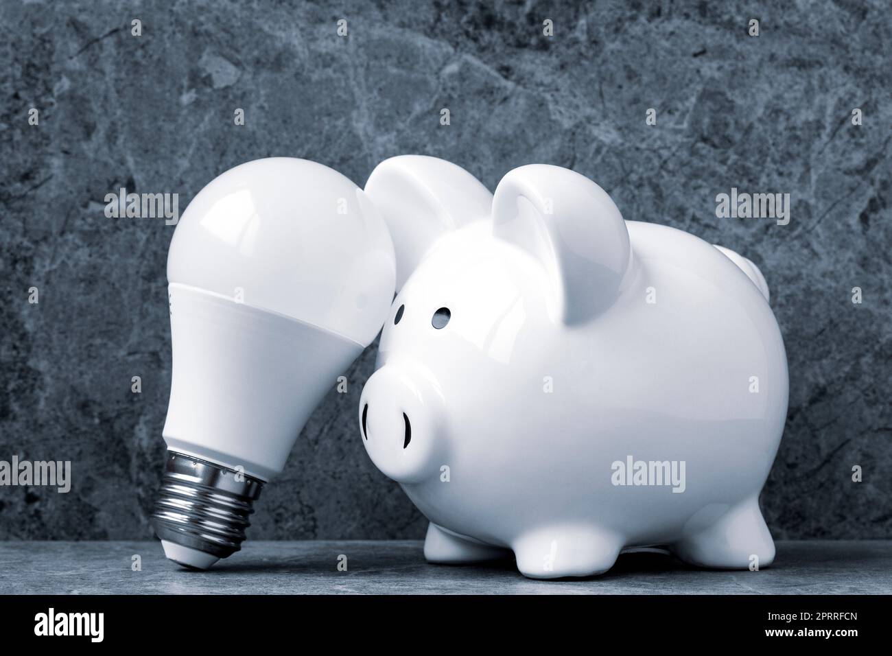 Concetto di risparmio energetico Foto Stock