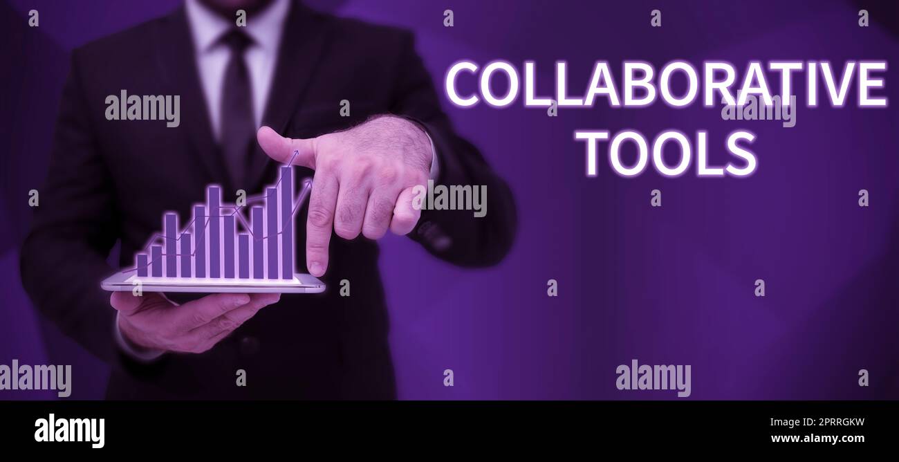 Visualizzazione concettuale strumenti collaborativi Social Network privato per connettersi tramite e-mail online. Business idea Social Network privato per connettersi tramite e-mail online Foto Stock