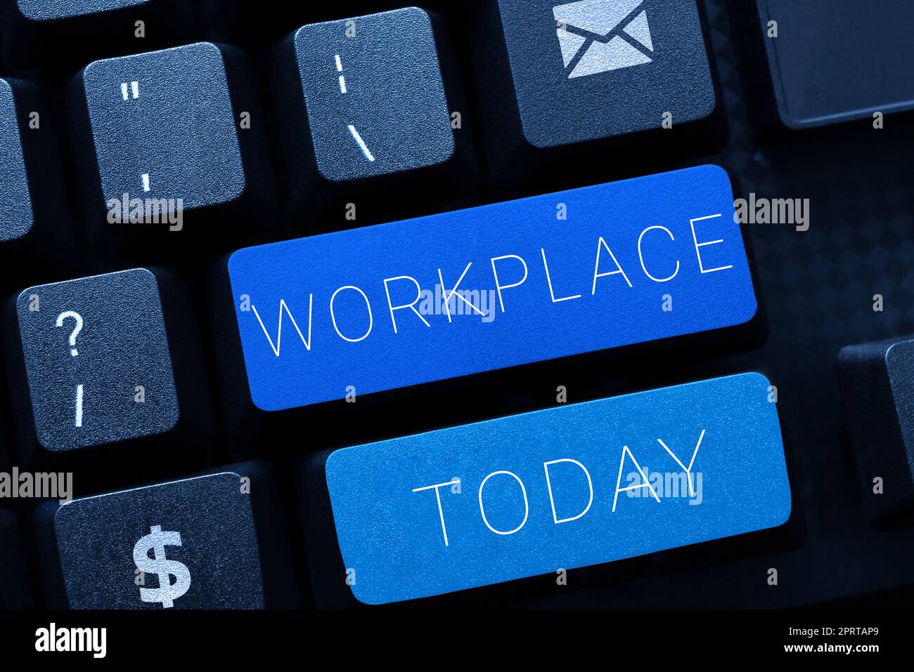 Area di lavoro di visualizzazione concettuale. Parola scritta su Area dove si può trovare occupato mostrando di fare i loro ordini di lavoro Foto Stock