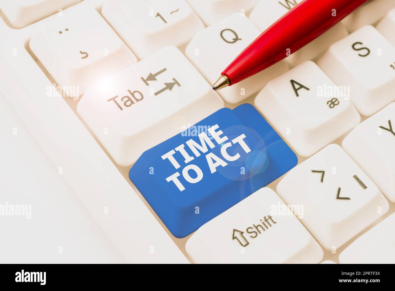 Segno che mostra il tempo di agire. Business Concept Do IT Now Risposta immediata qualcosa deve essere fatto Foto Stock