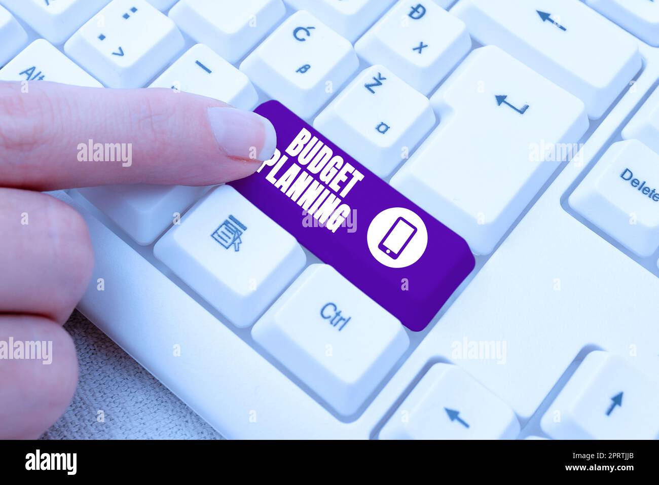 Segno di testo che mostra la pianificazione del budget la descrizione scritta delle spese correnti e future. Panoramica aziendale la descrizione scritta delle spese correnti e future Foto Stock