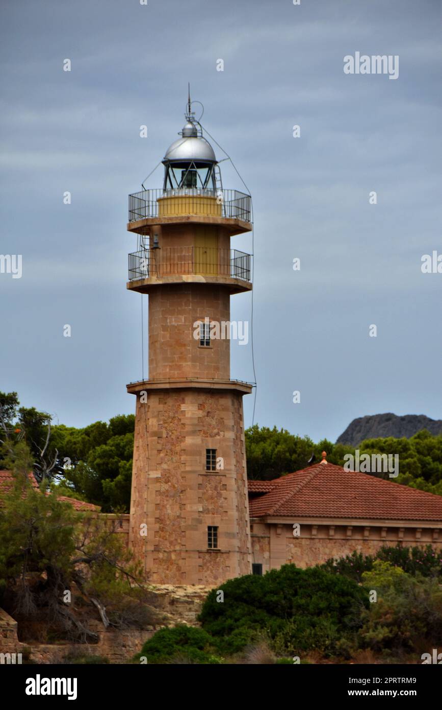 faro di Port de Pollenca Foto Stock