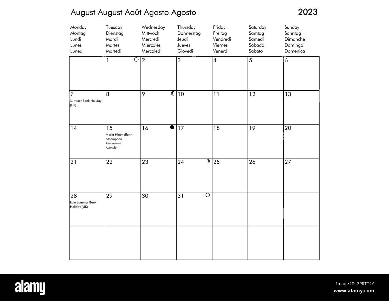 Calendario 23 italia immagini e fotografie stock ad alta risoluzione - Alamy