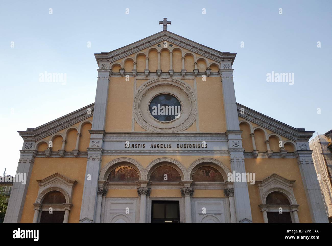 Sancti Angelis Custodibus a Torino Foto stock - Alamy