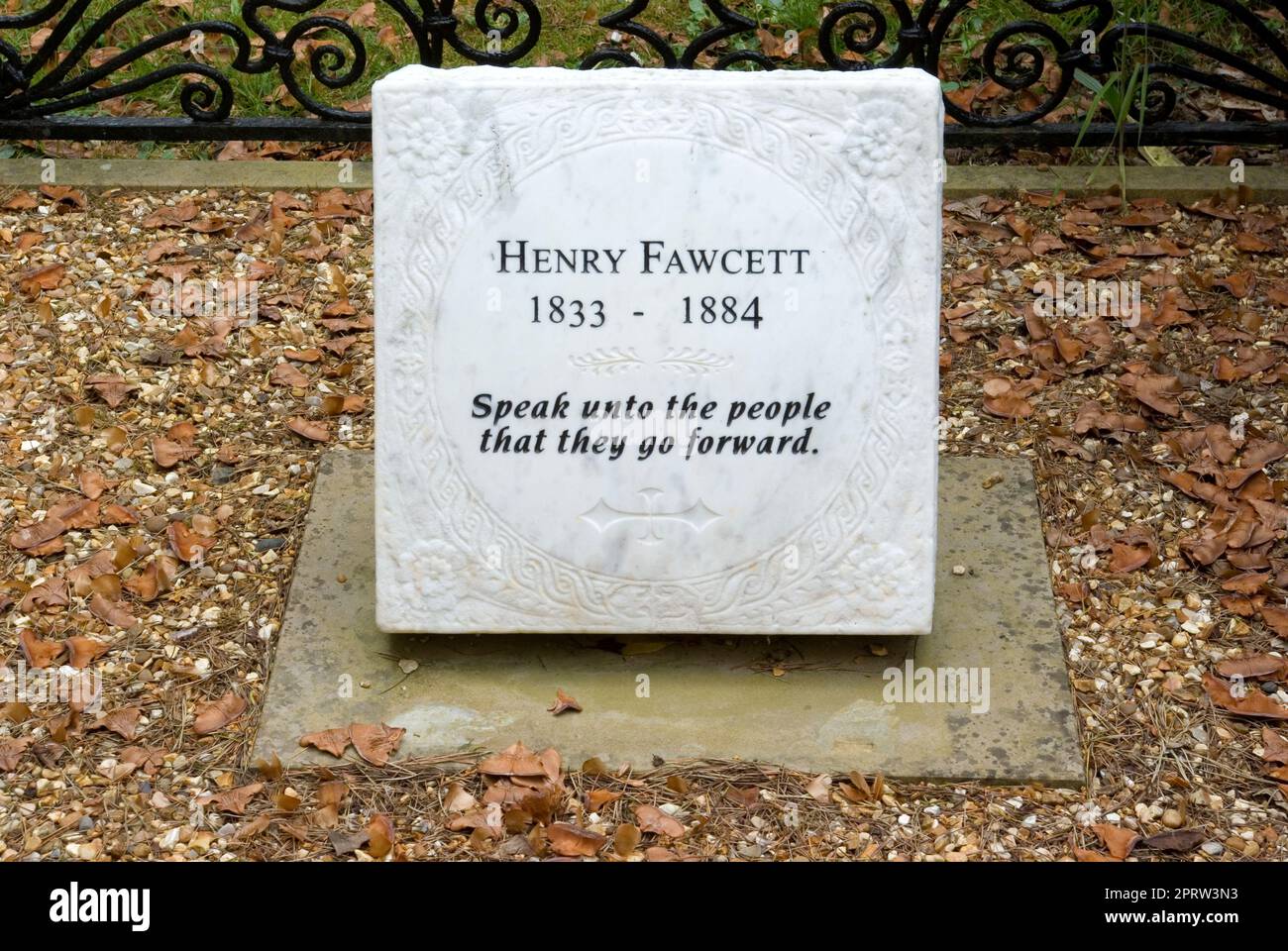 Henry Fawcett Gravestone Foto Stock