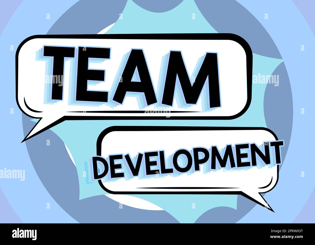 Ispirazione per mostrare il segno Team DevelopmentScoprite perché e come i piccoli gruppi cambiano nel tempo con i grafici. Panoramica aziendale Scoprite perché e come i piccoli gruppi cambiano nel tempo con i grafici Foto Stock